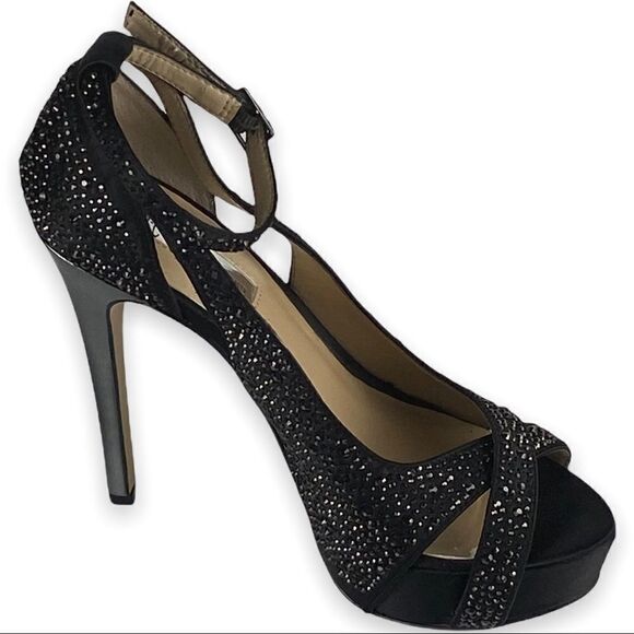 INC Minxe 2 Black Heels 7M - Picture 5 of 13